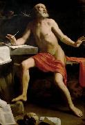 Guido Cagnacci Hl. Hieronymus oil on canvas